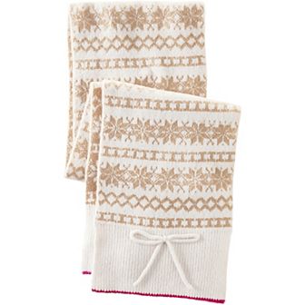 Women's Lands' End CashTouch Fair Isle Scarf