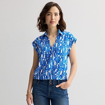 Women's Nine West Dolman Surplice Shirt