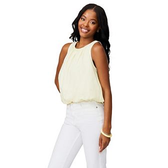 Women's Grey & Gray Bubble Hem Blouse
