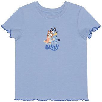 Girls 4-12 Bluey Hug Graphic Tee
