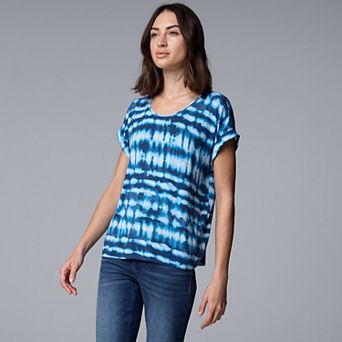 Women's Simply Vera Vera Wang Scoopneck Dolman Tee