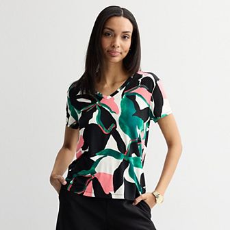 Women's Nine West Essential V-Neck T-Shirt
