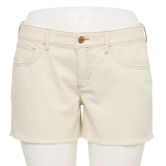 Juniors' Plus Size SO® Low Rise Midi Jean Shorts