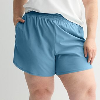 Plus Size Tek Gear® Woven Lined Run Shorts