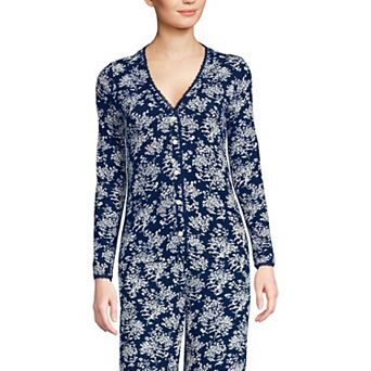 Women's Lands' End Pointelle Long Sleeve Pajama Cardigan