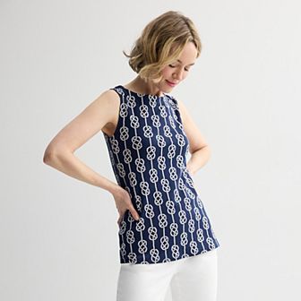 Women's Croft & Barrow® Bateau Tank Top