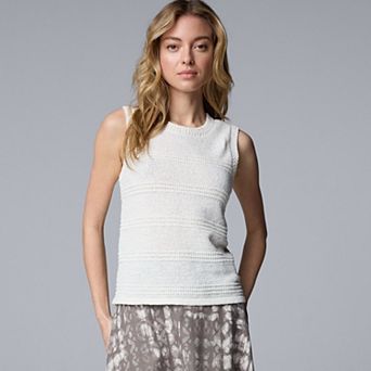 Women's Simply Vera Vera Wang Sweater Tank Top