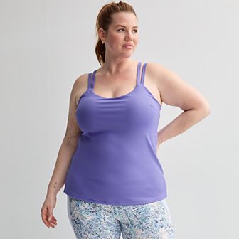 Plus Size Tek Gear® Ultrastretch Strappy Bra Tank Top