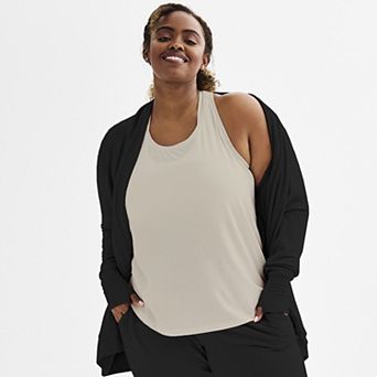 Plus Size Tek Gear® Essential Racerback Tank Top