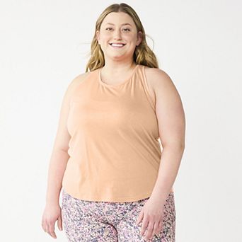 Plus Size Tek Gear® Essential Racerback Tank Top