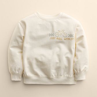 Kids 4-12 Little Co. by Lauren Conrad Organic French Terry Crewneck Pullover