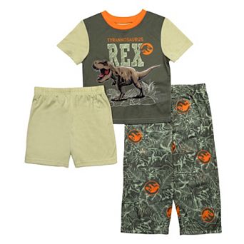 Toddler Boy Jurassic World T-Rex 3 pc Pajama Set