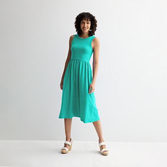 Petite Sonoma Goods For Life® Mixed Media Knit Dress