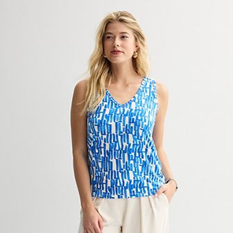 Women's Nine West Easy V-Neck Tank Top