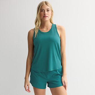 Women's Tek Gear® Mesh Racerback Tank Top