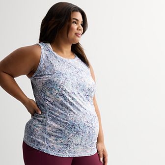 Plus Size Maternity Tek Gear® Performance Tank Top