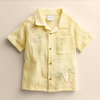Kids 4-12 Little Co. By Lauren Conrad Short-Sleeve Woven Button Up