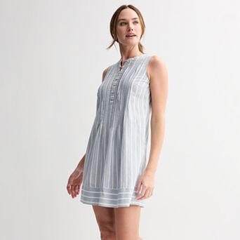 Women's Sonoma Goods For Life® Sleeveless Pintuck Dress