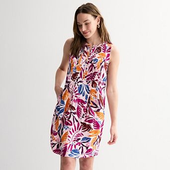 Women's Sonoma Goods For Life® Sleeveless Pintuck Dress