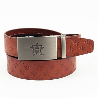 Men's Houston Astros Ratchet Brown Belt