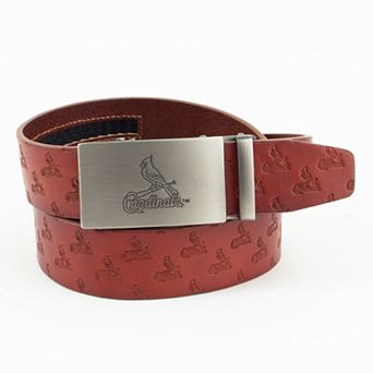 Men's St. Louis Cardinals Ratchet Brown Belt