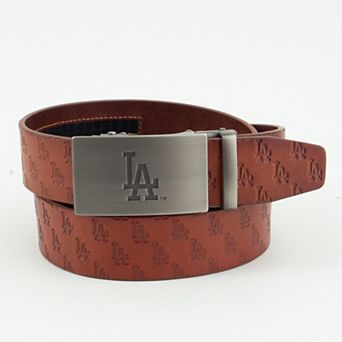 Men's Los Angeles Dodgers Ratchet Brown Belt