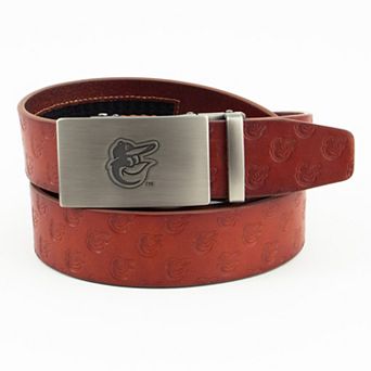 Men's Baltimore Orioles Ratchet Brown Belt