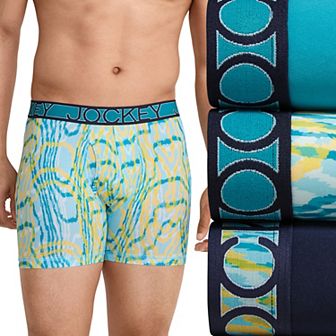 Men's Jockey 3-Pack Active Microfiber 5" Boxer Briefs