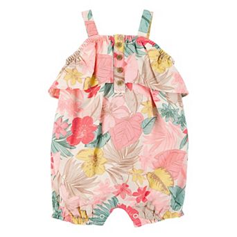 Baby Girl Carter's Tropical Print Romper