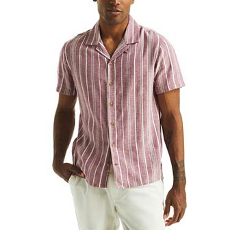 Men's Nautica Printed Short-Sleeve Camp Shirt