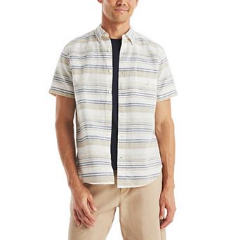 Men's Nautica Printed Short-Sleeve Camp Shirt