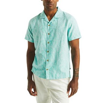 Men's Nautica Printed Short-Sleeve Camp Shirt