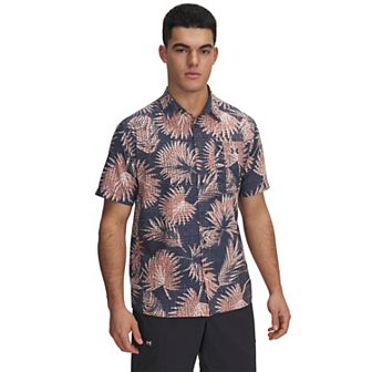 Men's Under Armour UPF 50 Dockside Short Sleeve Button-Down Shirt