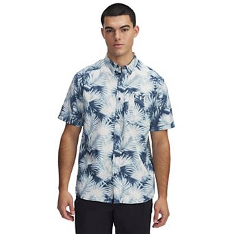 Men's Under Armour UPF 50 Dockside Short Sleeve Button-Down Shirt