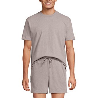 Men's Lands' End Knit Jersey Pajama Top & Bottom Set