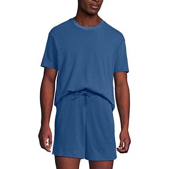 Men's Lands' End Knit Jersey Pajama Top & Bottom Set