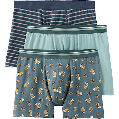 Men's Lands' End Comfort Knit Trunk - 3 Pack