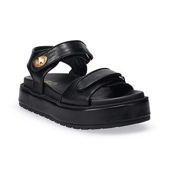 SO® Loreen Buckle Footbed Women's Sandals