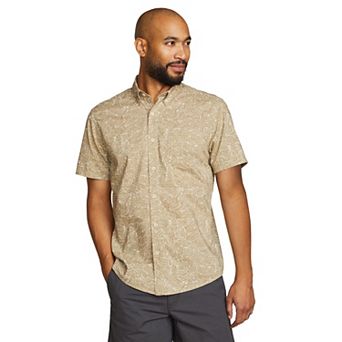Men's Eddie Bauer Baja Print Short Sleeve Button-Down Shirt
