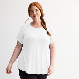 Plus Size Tek Gear® Essential Core Raglan Tee