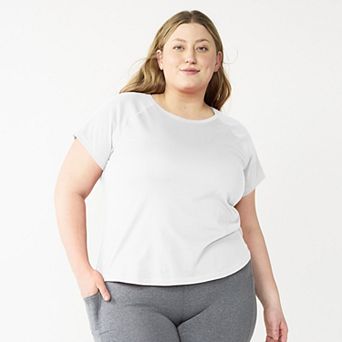 Plus Size Tek Gear® Essential Core Raglan Tee