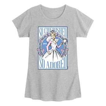Girls 7-16 Wicked For Good Glinda So Cherished So Adored Graphic Tee
