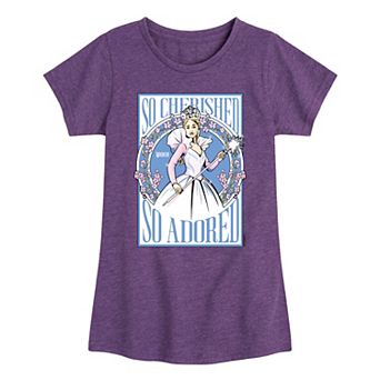 Girls 7-16 Wicked For Good Glinda So Cherished So Adored Graphic Tee