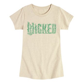 Girls 7-16 Wicked For Good Logo Tree Branch Graphic Tee