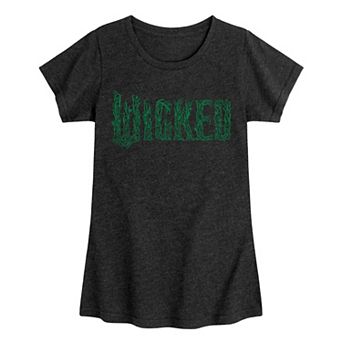 Girls 7-16 Wicked For Good Logo Tree Branch Graphic Tee