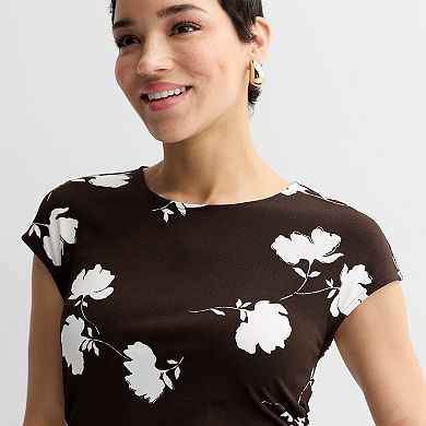 Women's Nine West Flounce Midi Dress