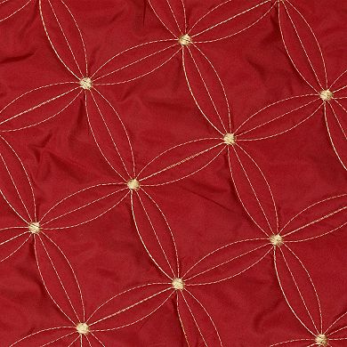 Northlight Round Quilted Christmas Tree Skirt - 72-inch