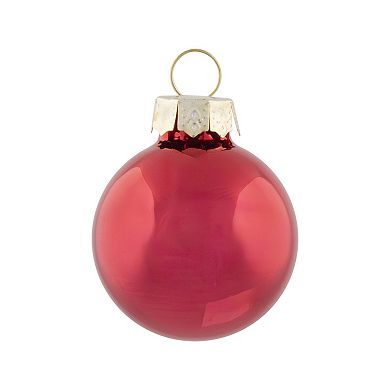 Northlight 40ct Shiny & Matte Glass Ball Christmas Ornament Set