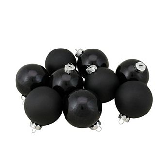 Northlight Glass Ball Christmas Ornaments 2.5-Inch 9 pk