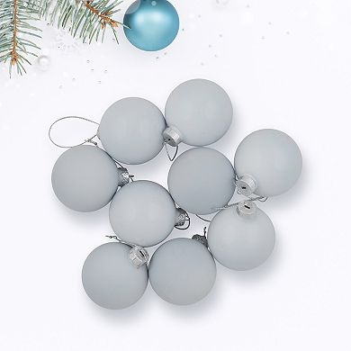 Northlight Glass Ball Christmas Ornaments 2.5-Inch 9-pk.
